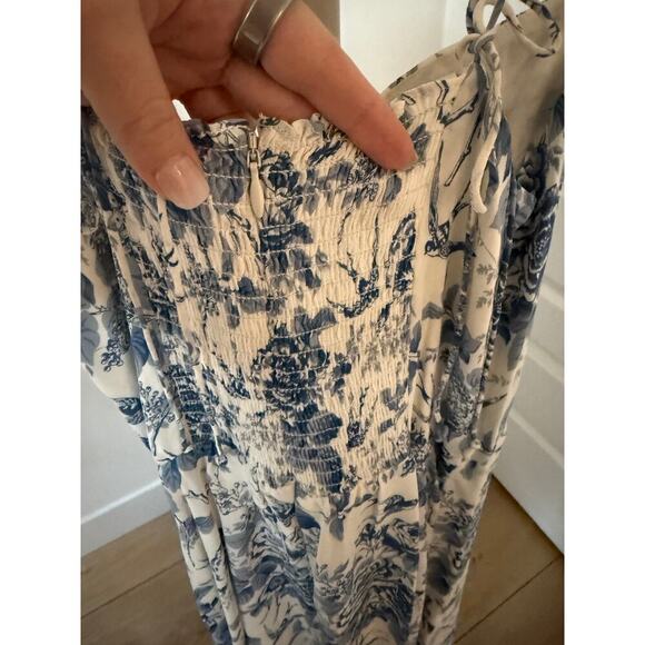 Reformation Juliette Dress in Pompadour Size 10 - Picture 8 of 15